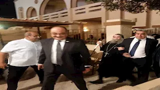 الأنبا يوأنس يستقبل قيادات أمنية بأسيوط لتهنئته بصيام العذراء 