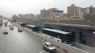 بيان جديد من وزارة النقل بشأن حارة الأتوبيس الترددي 