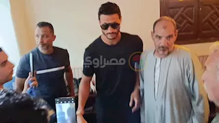 بحضور قمصان وسليمان.. الشناوي يرافق جثمان والده إلى مثواه الأخير بكفر الشيخ (صور)