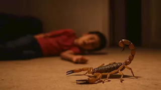 عقارب الصحراء تهاجم.. لدغات سامة تصيب طفلين بالفرافرة