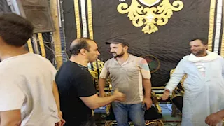15 صورة ترصد حضور سيد عبد الحفيظ في عزاء والد الشناوي بكفر الشيخ