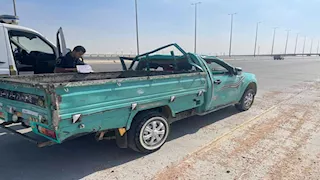 مصرع عامل وإصابة 16 آخرين في حادث مروع على طريق السويس