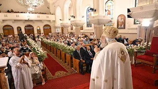 15 صورة.. البابا تواضروس يدشن كنيسة الشهيد مارمينا بفلمنج شرق الإسكندرية