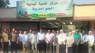 صور.. 771 مستفيدًا من قافلة جامعة القاهرة في الحوامدية