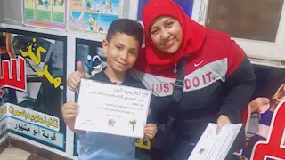 طفل الكاراتيه دهسه جرار زراعي في المنوفية