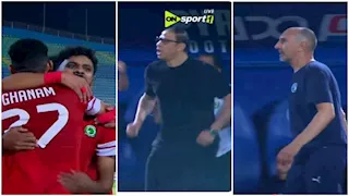 "انفعال يورشيتش واحتفالات عبدالعاطي".. لقطات من مباراة بيراميدز وموردن سبورت (صور)