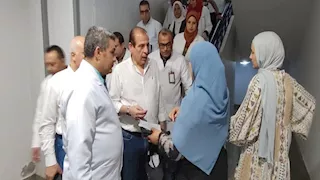 في جولة مفاجئة بالقليوبية.. نائب وزير الصحة يحيل إدارة مستشفى القناطر للتحقيق 