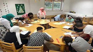 متحف شرم الشيخ يختتم فعاليات ورشة فن الوجوه للأطفال (صور)