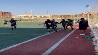 احتفلن برقصة أفريقية.. SAK يتقدم على بيراميدز في دوري السيدات 