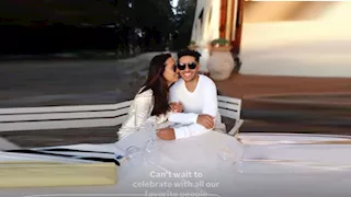 بالصور- استعدادات مينا مسعود وإميلي شاه لحفل الزفاف