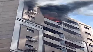 هربا من النار بالقفز من البلكونة.. إصابة سيدة وابنها في حريق بالإسكندرية