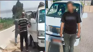 سائق يعتدي على راكب بقطعة حديدية.. والداخلية تتحرك | فيديو