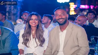 8 صور لميدو وزوجته في إحدى المناسبات