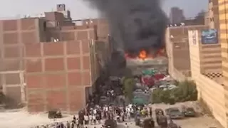 مصرع سيدة بدخان حريق اندلع قرب منزلها بالفيوم