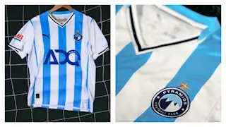 بنجمة أفريقيا.. بيراميدز يظهر بقميصه الجديد ضد الأهلي (صور)