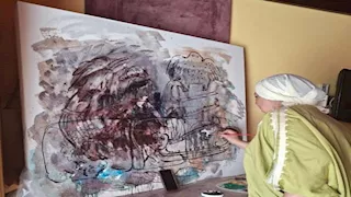 الفن يوثق حكايات البحر والجبال والمعالم الأثرية في ملتقى دهب للرسم والتصوير 