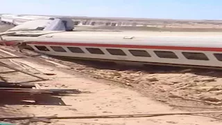 وفاة مواطن من المنوفية وإصابة ابنه في حادث قطار مطروح