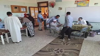 إقبال كثيف في انتخابات الشيوخ بالوادي الجديد (صور)