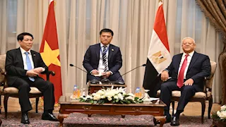 رئيس مجلس النواب يستقبل رئيس جمهورية فيتنام الاشتراكية