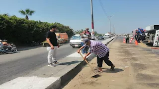 ارتفاع عدد مصابي حادث ميكروباص على طريق "الفرافرة – ديروط" إلى 11 شخصًا