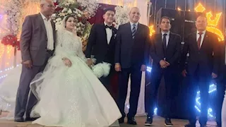 انتصار على السرطان وهدية رئاسية.. قصة زفاف لا تُنسى في الغربية (صور)