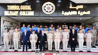 الكلية العسكرية التكنولوجية تحتفل بتخريج الدورة الثانية للمرشحين للعمل بمصلحة الطب الشرعى