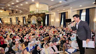 "خطفت قلبي بالمحشي".. أول تعليق لمعلم حول زفافه لحصة بلاغة بالفيوم (صور)