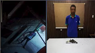 ضبط سباك ظهر في فيديو يهدد شخصًا بسلاح ناري بالقليوبية