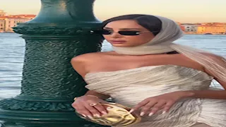 "إيه لزمة الطرحة على فستان عريان".. الجمهور ينتقد إطلالة بسمة بوسيل