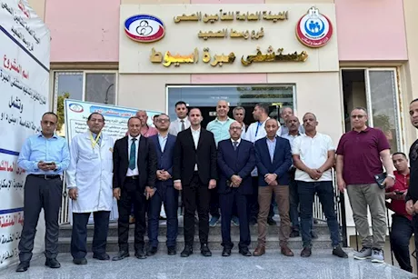 الصحة تتفقد مشروع تطوير مستشفى أبنوب المركزي والمبرة للتأمين الصحي بأسيوط