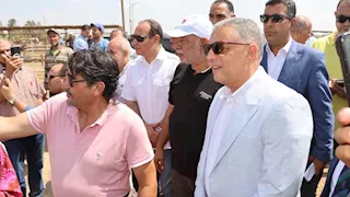 محافظ الإسماعيلية يتفقد مزرعة للإنتاج الحيواني بالقصاصين