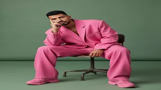 "بدلة بينك".. محمد أنور بإطلالة غريبة.. ونجوم الفن يعلقون