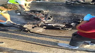  إصابات جراء غارة إسرائيلية استهدفت دراجة نارية في جنوب لبنان- صور