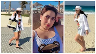 "هوت شورت وبحر".. بوسي تنشر أحدث جلسة تصوير