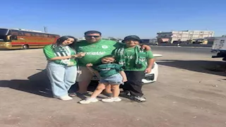 "عائلات وشباب".. 13 صورة لتوافد جماهير المصري على ملعب برج العرب لمتابعة مباراة الزمالك