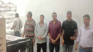 بالصور.. ضبط 30 طن سكر تمويني مُعد للبيع في السوق السوداء بسوهاج 