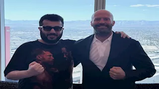 هكذا علق تركي آل الشيخ على صورته مع جيسون ستاثام