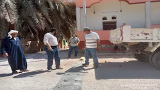 بالصور- مشروعات خدمية وتنموية  لسكان واحة الداخلة بالوادي الجديد