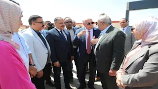 مستشار رئيس الجمهورية ومحافظ الشرقية يتفقدان توسعات محطة معالجة السدس بالإبراهيمية