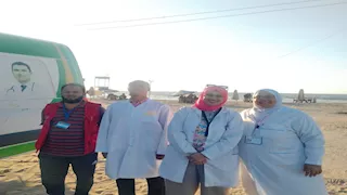صيف واطمن على صحتك.. الكشف على 1420 مواطنًا بالعيادة المتنقلة بشاطئ إدكو