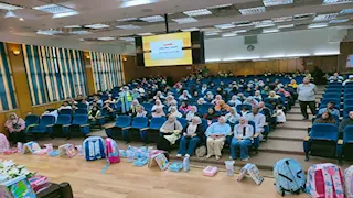 القليوبية توزع 200 حقيبة مدرسية على الطلاب من الأسر الأولى بالرعاية