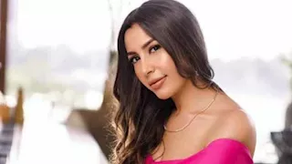 باللون الأخضر الفاتح.. جنات بفستان "حورية البحر" في أحدث ظهور 