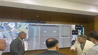 بالصور- محافظ الدقهلية يتفقد الشبكة الوطنية للطوارئ وعدد من إدارات الديوان العام