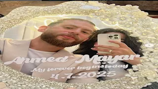 4 صور لخطوبة لاعب وادي دجلة