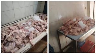 ضبط 2.3 طن دواجن فاسدة في شبرا الخيمة