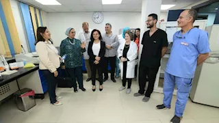 رئيسة المجلس القومي للمرأة تتفقد مستشفى الشلاتين المركزي