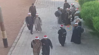 بالعمامة والجلباب.. انطلاق الدراسة بالمعاهد الأزهرية بأسيوط (فيديو وصور)
