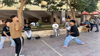 صور.. مهرجان رياضي بجامعة حلوان مع انطلاق العام الجامعي الجديد