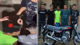 بالفيديو.. تعاطي مخدرات أسفل عقار بالقاهرة 