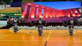 بمشاركة ميدو عادل.. أوبريت استعراضي بختام أولمبياد الشركات ببورسعيد (صور)